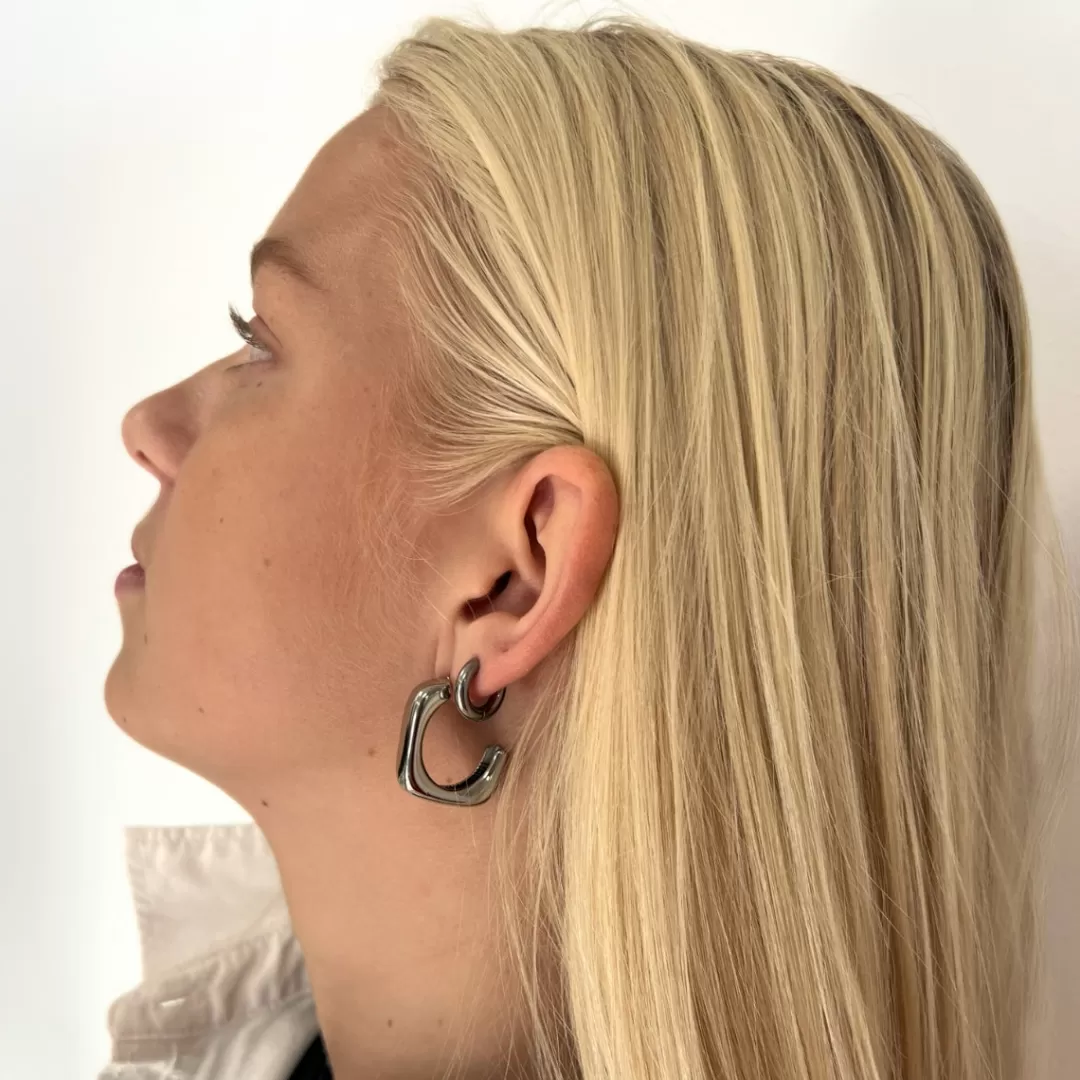 Cheap Winther Studio Berta Hoops Sølv