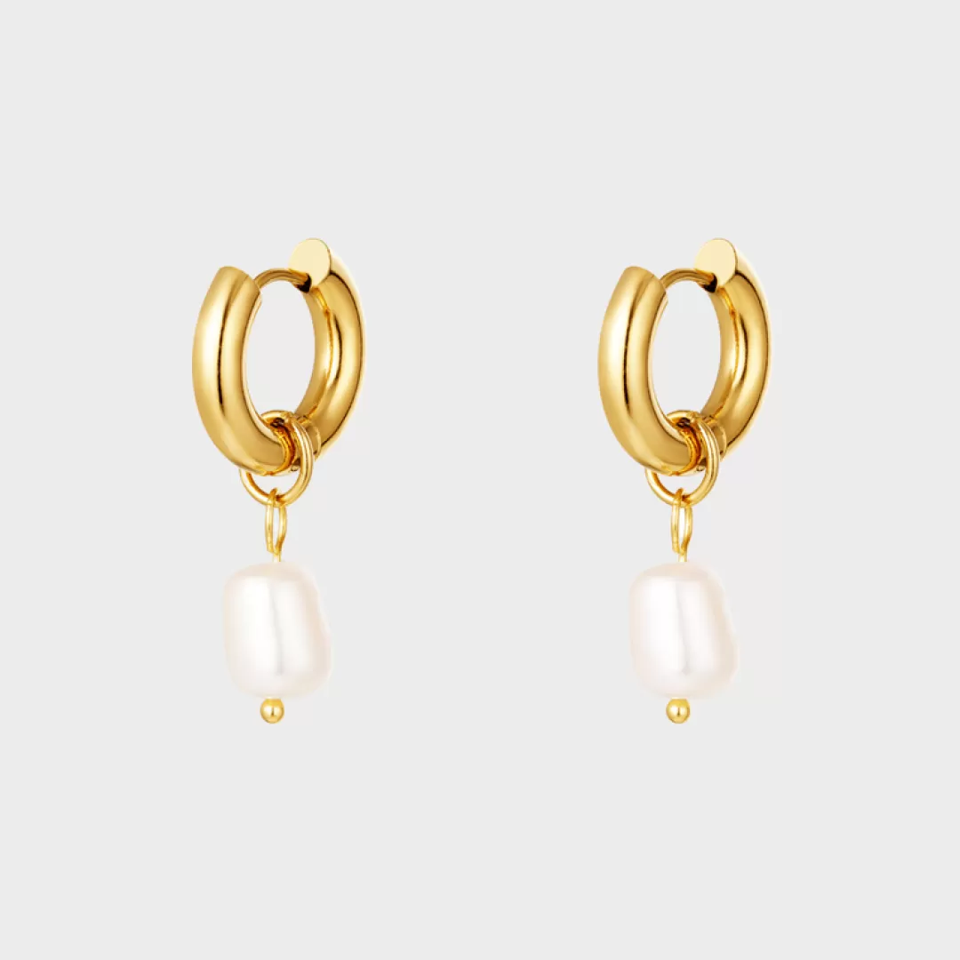 Shop Winther Studio Chunky Pearl Hoops Sølv