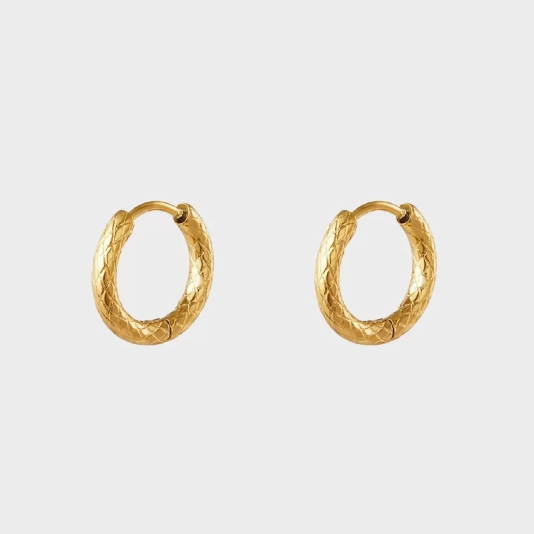 Online Winther Studio Snakeskin Hoops